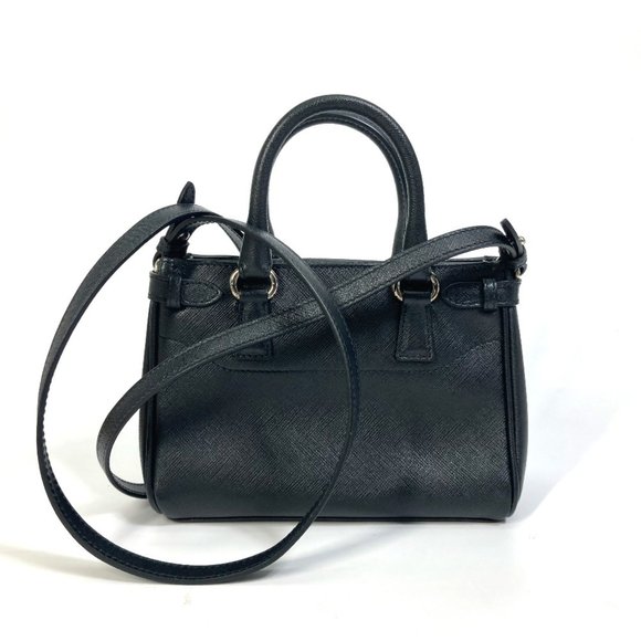 SALVATORE FERRAGAMO Black Leather Shoulder Bag - Picture 2 of 14
